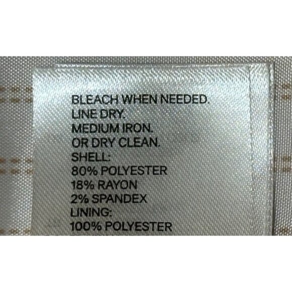 H&M Brand Light Pink Jacket w/Striped Lining Polyester Blend Women's Size 6 - Picture 11 of 13